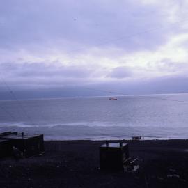 'Lindblad Explorer' Moored of Cape Bird