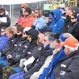 Audience at the ceremony marking the 50th anniversary of Scott Base, 20 January 2007
