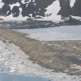 Aerial view of Seabee Hook and Camp