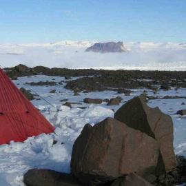 Field camp by Mt Gran