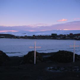 Graves at Antarctic Station