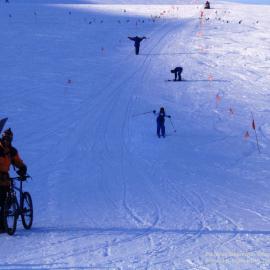 Ski-field (with bike)
