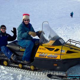 Skidoo in action