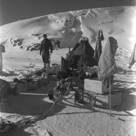 Drying out gear at Gneiss Point