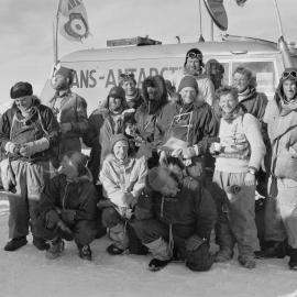 TAE crossing party on completion of journey