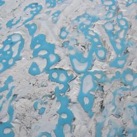 Surface of Koettlitz Glacier from the air