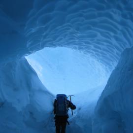 Leaving the 'Imax' crevasse, Ewan Patterson