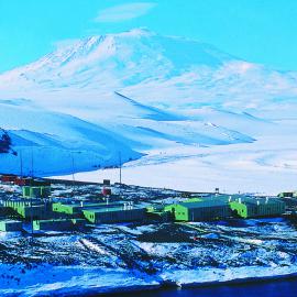 Scott Base from the air