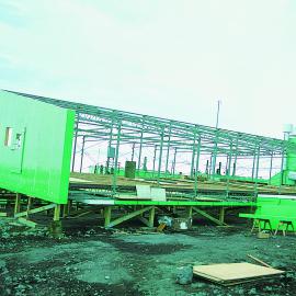 Building 3a in progress, with ends closed in: Scott Base