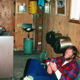 Living area in Refuge Hut, Cape Hallett