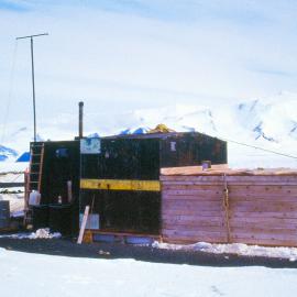 Refuge hut and garage, Hallett Station, December 1994
