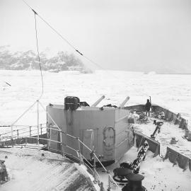 Ship approaching land