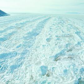 Wright Lower Glacier looking east, Ocobter 1971
