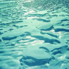 Close up, Upper Wright Glacier