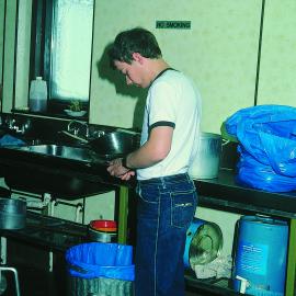 David Cowie (GD) in kitchen