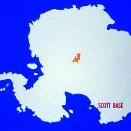 Map of Antarctica showing location of Scott Base