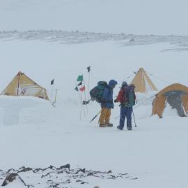 A white day in our camp