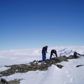 Working on the mountainside