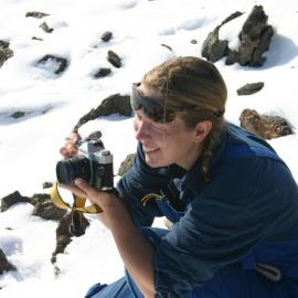 Hanne Paulsen photographing