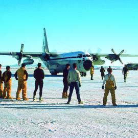 Haka party for first Icecube flight