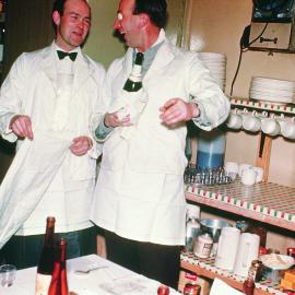 Waiters at Scott Base midwinter party 1957