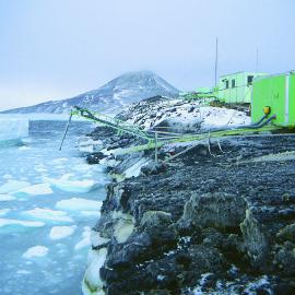 Water intake (with iceberg) at Scott Base