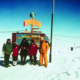 NZ/US party visit Vostok Station (USSR), December 1980