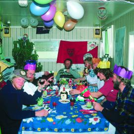 Christmas dinner 1985 at Vanda