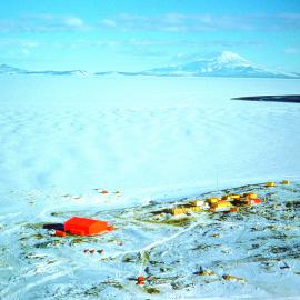 Scott Base from the air, January 1961