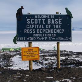 Welcome to the Ross Dependency sign