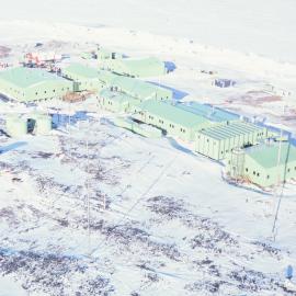 Aerial View of Scott Base