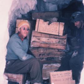 Ice Caves for Storing Food at Scott Base