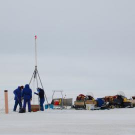 Deploying oceanographic instruments with a typical field site set-up