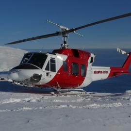 Helicopter at Lewis Bay