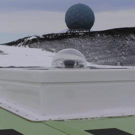 Arrival Heights all sky camera with SES