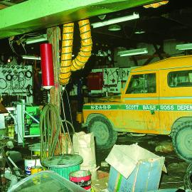 Garage at Scott Base