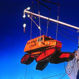 Unloading the sno-cat