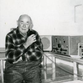 Governor-General Porritt opens the new field services radio