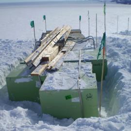 Dug out buried supplies