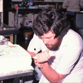 Steve Mosley Icing the Christmas Cake