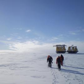 Walking towards the hagglund