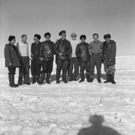 Russian expedition members at Haswell Island