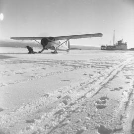 ANARE Beaver operating from ice floe