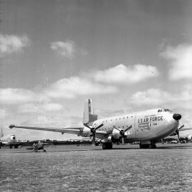 US Globemaster and RNZAF Auster