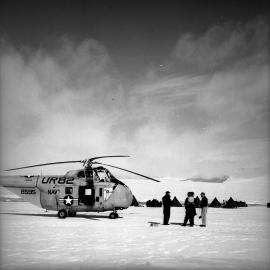 Camp on Bay ice Near Butter Point