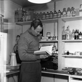 Dr George Marsh in hospital