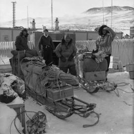 Gunn, Brooke, Warren, and Douglas, just before leaving Scott Base 