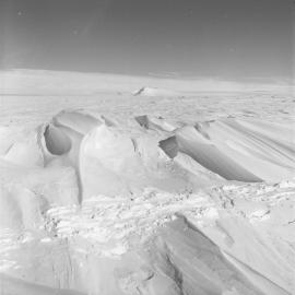Hard sastrugi, Mackay Glacier Neve