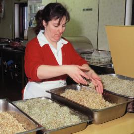 Wendy Strid with Sprouts in the Kitchen