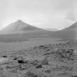 Victoria Valley, Bull Pass from Base at Mt Insel